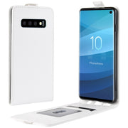 Custodia portafoglio in pelle con chiusura verticale per Galaxy S