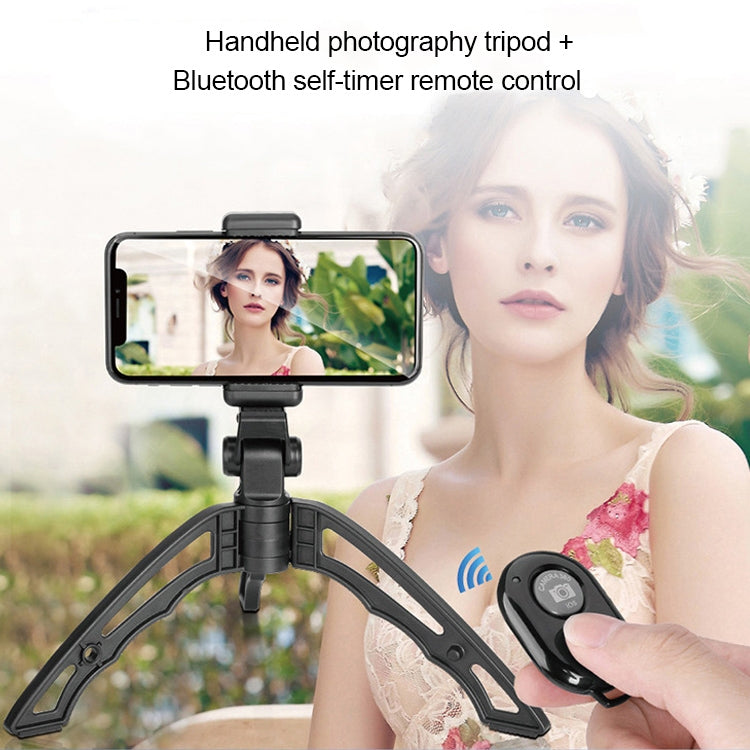 APEXEL Portable Lazy Live Broadcast Desktop Foldable Universal Bluetooth Phone Holder Tripod