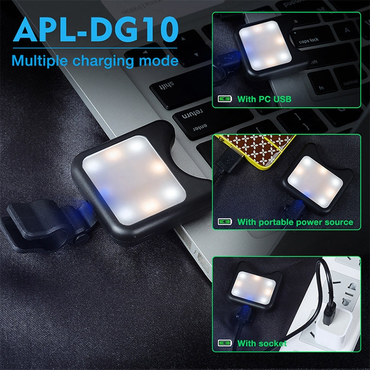 APEXEL portatile portatile pigro trasmissione in diretta Desktop pieghevole universale Bluetooth supporto per telefono treppiede con torcia elettrica