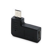 Convertitore adattatore a gomito maschio da USB-C/Tipo-C a Micro USB da 2 pezzi (angolo destro/sinistro).
