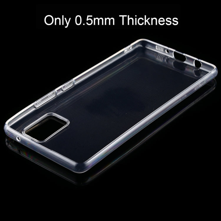 Custodia TPU trasparente ultrasottile per Galaxy A71 5G