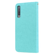 Custodia portafoglio in pelle PU rosa per Samsung Galaxy A7 2018