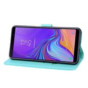 Custodia portafoglio in pelle PU rosa per Samsung Galaxy A7 2018