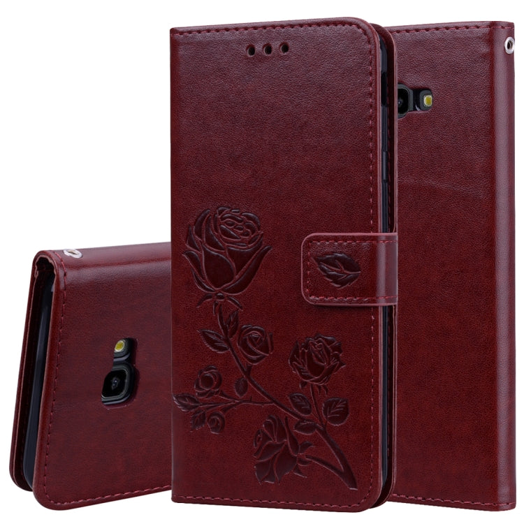 Custodia portafoglio in pelle PU rosa per Samsung Galaxy J4+