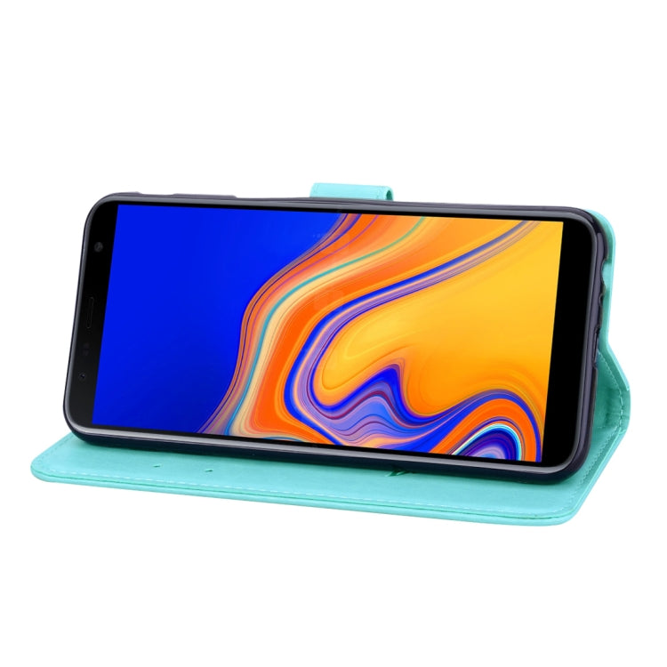 Custodia portafoglio in pelle PU rosa per Samsung Galaxy J6+