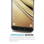 Pellicola in vetro temperato 9H per Galaxy C7 (2017) 10 pezzi