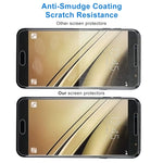 Pellicola in vetro temperato 9H per Galaxy C7 (2017) 10 pezzi