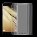 Pellicola in vetro temperato 9H per Galaxy C7 (2017) 10 pezzi
