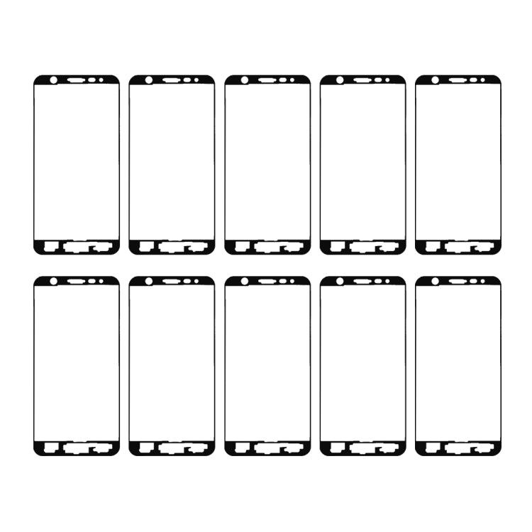 Per Galaxy J7 Prime / G610 10 pezzi di adesivo per alloggiamento anteriore, For Samsung Galaxy J7 Prime