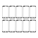Per Galaxy J3 (2016) / J320 10 pezzi di adesivo per alloggiamento anteriore, For Samsung Galaxy J3 (2016)