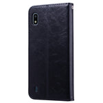 Custodia portafoglio in pelle per Samsung Galaxy A10