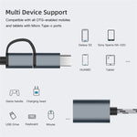 Cavo adattatore USB 3.0 femmina a Micro USB + USB-C 17 cm