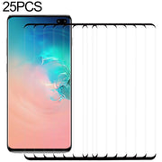 Pellicola vetro temperato per Galaxy S10 Plus 9H 2.5D 25 pezzi