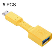 Adattatore OTG da micro USB maschio a USB 3.0 femmina da 5 pezzi, Micro USB to USB 3.0