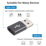Adattatore USB-C femmina a USB 3.0 maschio in alluminio
