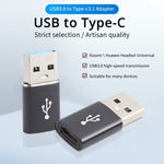 Adattatore USB-C femmina a USB 3.0 maschio in alluminio