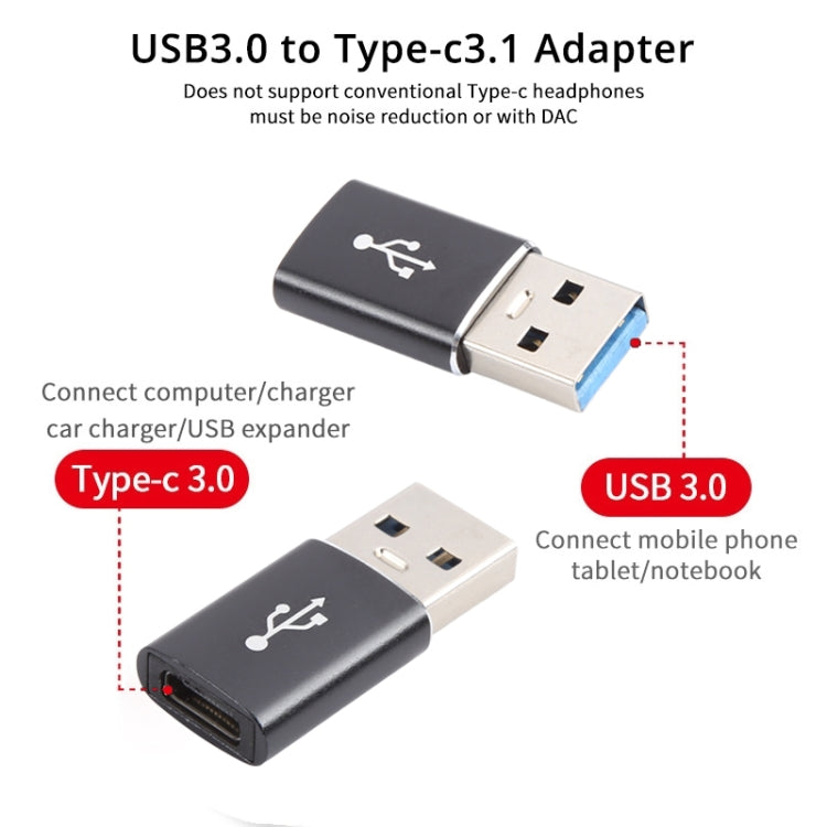Adattatore USB-C femmina a USB 3.0 maschio in alluminio