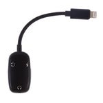 Adattatore auricolari 8 pin con ricarica per Apple