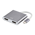 Uscita doppia interfaccia HDMI 4K Ultra HD su adattatore USB-C/Type-C