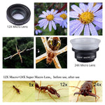 Obiettivo macro APEXEL 12X e 24X per smartphone