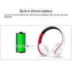 LPT660 Wireless Stereo Pieghevole Sport Musica Bluetooth Auricolari per telefoni Supporta la scheda TF