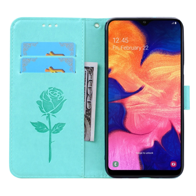 Custodia portafoglio in pelle PU rosa per Galaxy A10