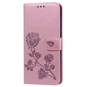 Custodia portafoglio in pelle PU rosa per Galaxy A30 e A20