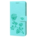 Custodia portafoglio in pelle PU rosa per Galaxy A50