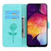 Custodia portafoglio in pelle PU rosa per Galaxy A50