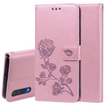 Custodia portafoglio in pelle PU rosa per Galaxy A50