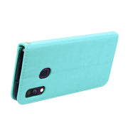 Custodia portafoglio in pelle PU rosa per Galaxy A40
