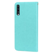 Custodia portafoglio in pelle PU rosa per Galaxy A70