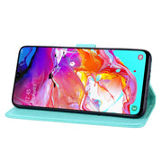 Custodia portafoglio in pelle PU rosa per Galaxy A70