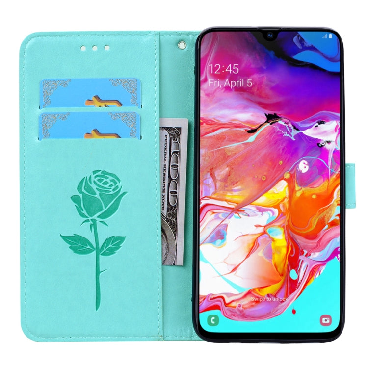 Custodia portafoglio in pelle PU rosa per Galaxy A70