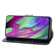 Custodia portafoglio in pelle per Samsung Galaxy A40