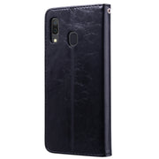 Custodia portafoglio in pelle per Samsung Galaxy A30