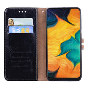Custodia portafoglio in pelle per Samsung Galaxy A30