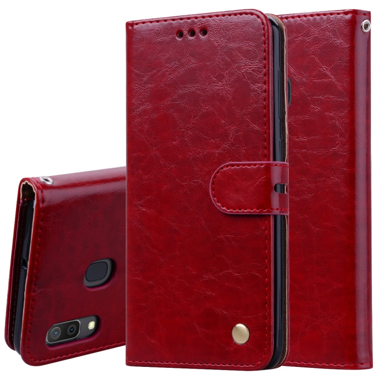 Custodia portafoglio in pelle per Samsung Galaxy A30