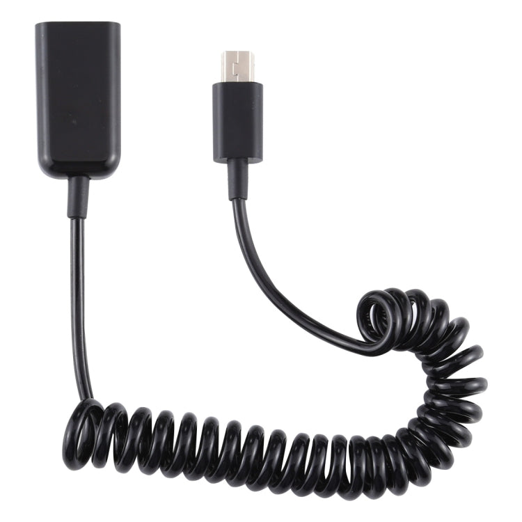 Cavo di ricarica a molla per laptop mini 5 pin maschio a USB femmina, Mini 5 Pin Male to USB Female