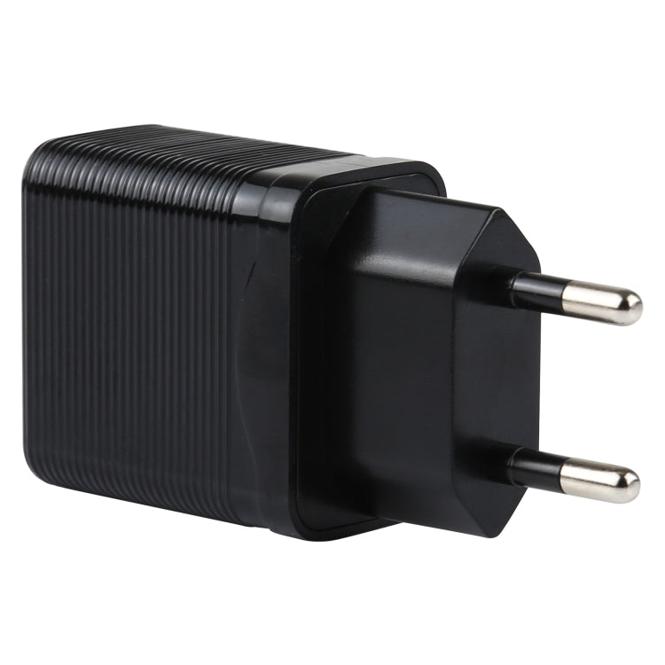 Caricatore da viaggio USB QC 3.0 18W con cavi USB-C 1m