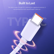 Cavo dati USB 3.0 maschio a USB-C/tipo C maschio da 6 A, lunghezza cavo: 2 m, 2m