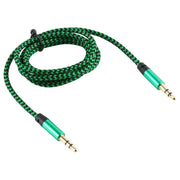 Cavo audio intrecciato in nylon maschio-maschio da 3,5 mm K10 da 3 pezzi, lunghezza: 1 m