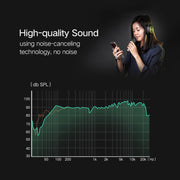 YH192 Cavo audio intrecciato 2 in 1 da 3,5 mm femmina a microfono + audio maschio, lunghezza: 22 cm, YH192