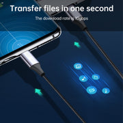 Cavo di ricarica dati per trasmissione dati da USB-C/Type-C maschio a USB-C/Type-C maschio, lunghezza cavo: 1,5 m, 1.5m
