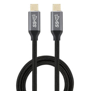 Cavo di ricarica dati per trasmissione dati da USB-C/Type-C maschio a USB-C/Type-C maschio, lunghezza cavo: 1 m, 1m