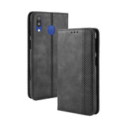 Custodia portafoglio in pelle con chiusura magnetica per Galaxy M