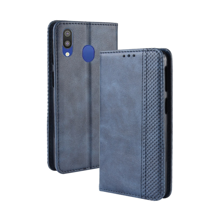 Custodia portafoglio in pelle con chiusura magnetica per Galaxy M