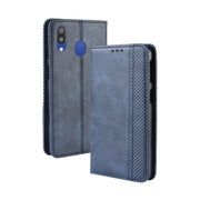 Custodia portafoglio in pelle con chiusura magnetica per Galaxy M