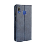Custodia portafoglio in pelle con chiusura magnetica Galaxy M20