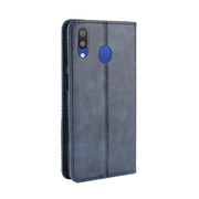 Custodia portafoglio in pelle con chiusura magnetica per Galaxy M